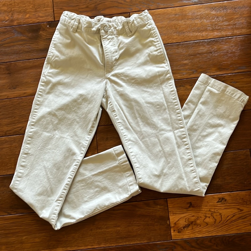 Boys size 18 slim Gap khaki pants.  Adjustable waist.